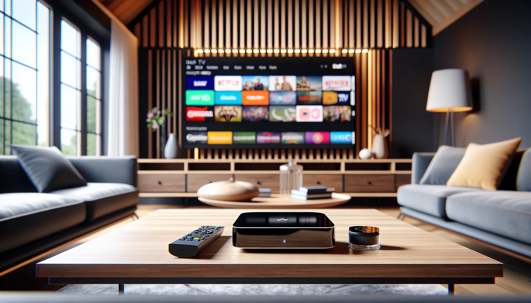 Dutch IPTV offers modern, flexible TV options over traditional cable in a stylish Dutch home.