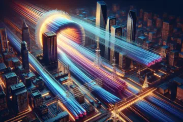 alt_text: A visual of data streaming from Dutch servers through fiber optic networks to a user's screen.